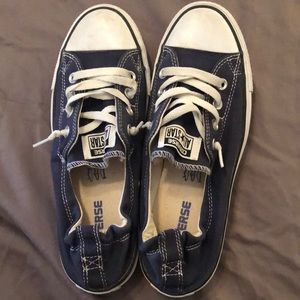 Women’s navy blue converse